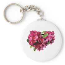 Magenta Azaleas Keychain