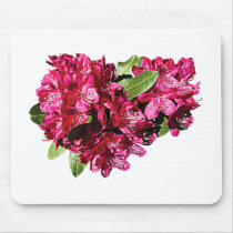 Magenta Azaleas Mouse Mats