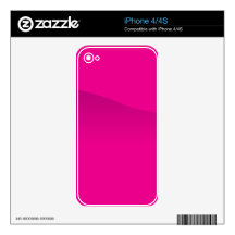 Magenta Background Skin For iPhone 4S