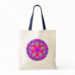 "Magenta & Blue Mandala" Canvas Bag