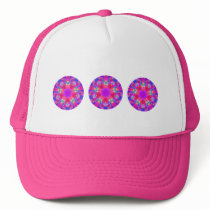 "Magenta & Blue Mandala" hats
