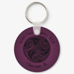 Magenta Celtic Wild Onion Grove Keychain Magenta Celtic Wild Onion Grove Keychain