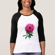 Magenta Dahlia Elsie Huston Ladies t-shirts