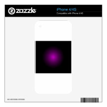 Magenta Drama Modern Urban Art Products iPhone 4 Skins