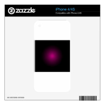Magenta Drama Modern Urban Art Products iPhone 4 Skins