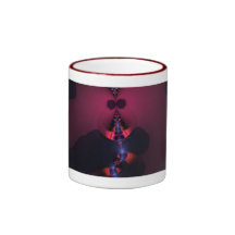 Magenta Ghost – Rose & Indigo Delight Coffee Mug