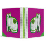'magenta & green cat' digital painting Binder