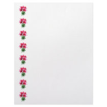 Magenta Lilies Letterhead Design