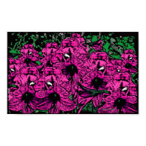 'Magenta Lilies' posters by Pro_Artz 'Magenta Lilies' posters