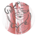 Magenta Maneki Neko Sticker Sheet