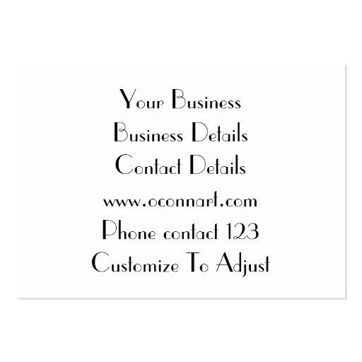Magenta monogrammed damask business card (back side)