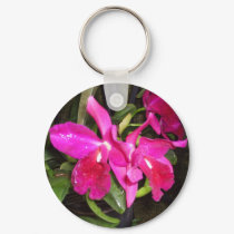 Magenta Orchids Keepsake Keychain