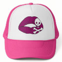 Magenta Poison Lips Hat by turtle53322 Magenta Poison Lips Hat