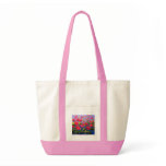 Magenta Poppies Canvas Bags