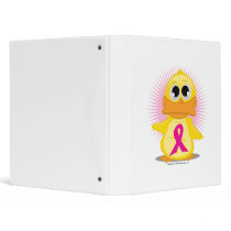 Magenta Ribbon Duck Binder