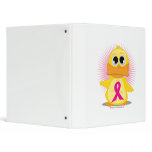 Magenta Ribbon Duck Binder