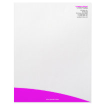 Magenta Rolling Hill Letterhead