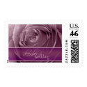 Magenta Rose December Wedding-Large Postage postage by twoheartsshoppe Magenta Rose December Wedding-Large Postage postage