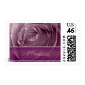 Magenta Rose June Wedding-Medium Postage postage by twoheartsshoppe Magenta Rose June Wedding-Medium Postage postage