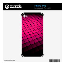 Magenta Tiles Decals For The iPhone 4