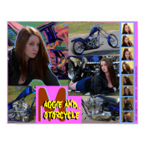 Maggie and Motorcycle Posters