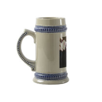 MAGGIE DRINKING BEER mugs by KABSANNIE MAGGIE DRINKING BEER mugs