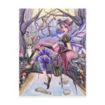 Maggie - Fairy and Cat Postcard