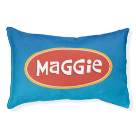 Maggie Personalized Small Dog Bed