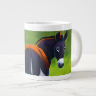 Maggie the donkey jumbo coffee mug jumbo mug