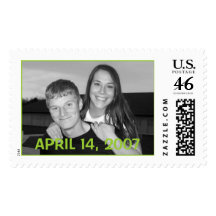 MaggieandPatrickPiggyBack, APRIL 14, 2007 Postage Stamps