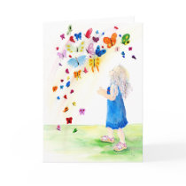 Maggies Butterflies Greeting Card