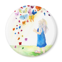 Maggies Butterflies Magnet