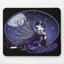 "Maggy" Mousepad Victorian Gothic Moon Faery