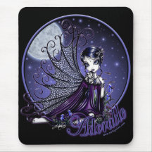 "Maggy" Mousepad Victorian Gothic Moon Faery
