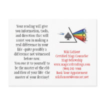 Magi Logo, Niki LaMontCertified Ma... - Customized postcards by Yogaheather Magi Logo, Niki LaMontCertified Ma... - Customized postcards