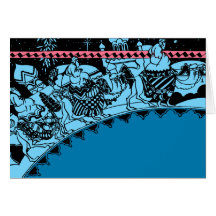 Magi Passing By Card