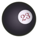 Magic 23 Ball of Chaos In The Universe stickers