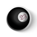 Magic 23 Ball of Chaos Theory Pinback Button