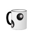 Magic 23 Ball of Chaos Theory mugs by JaZilla Magic 23 Ball of Chaos Theory mugs