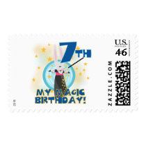 Magic 7th Birthday Tshirts and Gifts Stamp