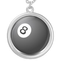 magic 8 ball fashion necklace
