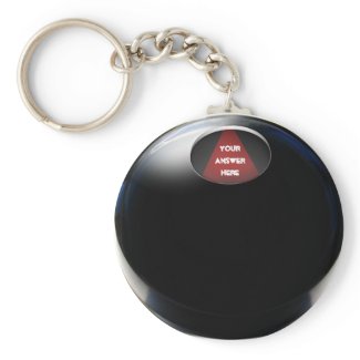 Magic 8 Ball keychain