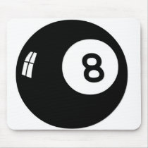 Magic 8 Ball Mouse Pad