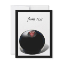 Magic 8 Ball says, "Outlook is good!" Announcement