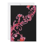 MAGIC BERRIES, red black Invites