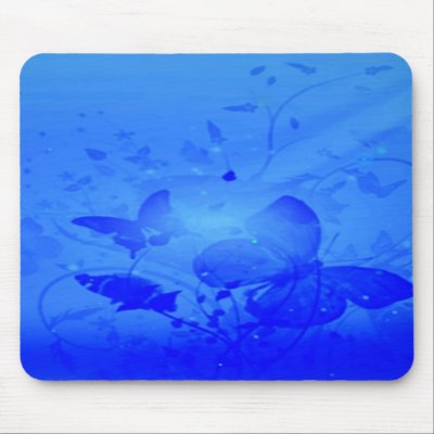 Magic Blue Mousepad by elenaind