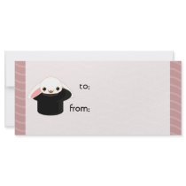 magic bunny gift tag rack cards