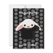magic bunny invitations