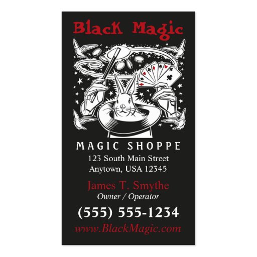 Magic Business Card (front side)