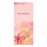 MAGIC BUTTERFLY IN GOLD SPARKLES PERSONALIZED RACK CARD